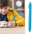 thumbnail image 1 of 0.5mm Black Letter Pen, Large Capacity 2ml Ink Writing Pen, Smooth Writing Ballpoint Pen, Office Stationery Pen, Comfort Grip Daily Use Writing Pen, 5.6in/14.2cm, Q, 1 of 6
