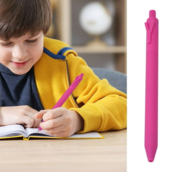 0.5mm Black Letter Pen, Large Capacity 2ml Ink Writing Pen, Smooth Writing Ballpoint Pen, Office Stationery Pen, Comfort Grip Daily Use Writing Pen, 5.6in/14.2cm, Y