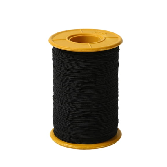 0.5mm Elastic Sewing Thread for Sewing Machine,1100 Yards Black and White Elastic Thread for Smocking, Shirring, Gathering, Stretchy Strings for Bracelets