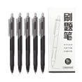thumbnail image 1 of 0.5mm Gel Pens 5 Pack, Black Ink Pens Fine Point Smooth Writing, No Smudge Quick Dry Retractable Pens with Soft Grip for Journaling Note Taking Office Schǒ-ǒl Supplies - Aesthetic Morandi Colors, 1 of 9
