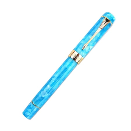 0.5mm Iridium Nib Fountain Pen Acrylic Fountain Pen F Nib Writing Pen for Gift