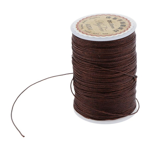 0.5mm Leather Sewing ed Thread Long Stitching Thread for Leather Craft DIY/Bookbinding/ Shoe Repairing/Leather Projects 65 Meters/Spool