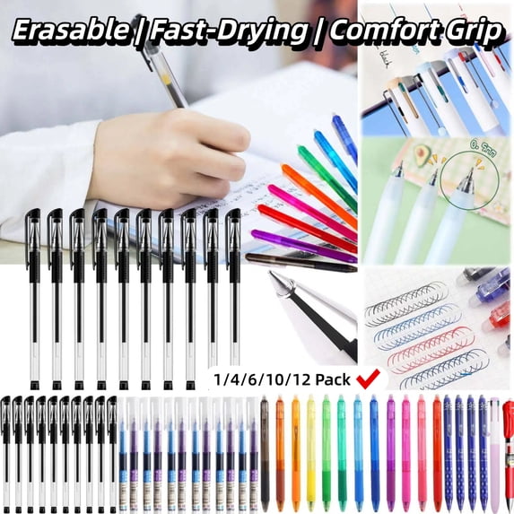 0.5mm Retractable Gel Pen with Large Ink Reservoir, High Capacity Executive Pen for Daily Documentation, Precision Tip for Consistent Clear Lines, AKLJWH