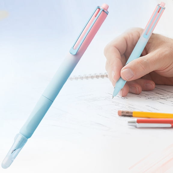 0.5mm Thermal Erasable Gel Pen with Triangular Ergonomic Grip and Retractable Design, Ergonomic Design Encourages Proper Finger Placement Posture, Ideal for Homeschool Tutoring Sessions, By Cosmug