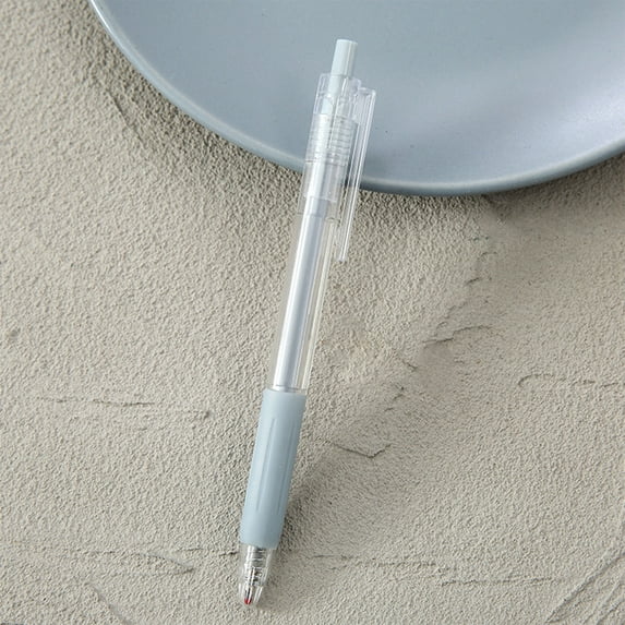 0.5mm Transparent Gel Ink Pen, 8 Assorted Colors, Ergonomic Grip, Fade-Resistant for Writing Journaling Office Campus