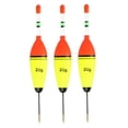 thumbnail image 1 of 0.5oz Fishing Glowing Bobbers with Swivel EVA Fishing Float without Glow Sticks, 3 Pack, 1 of 5