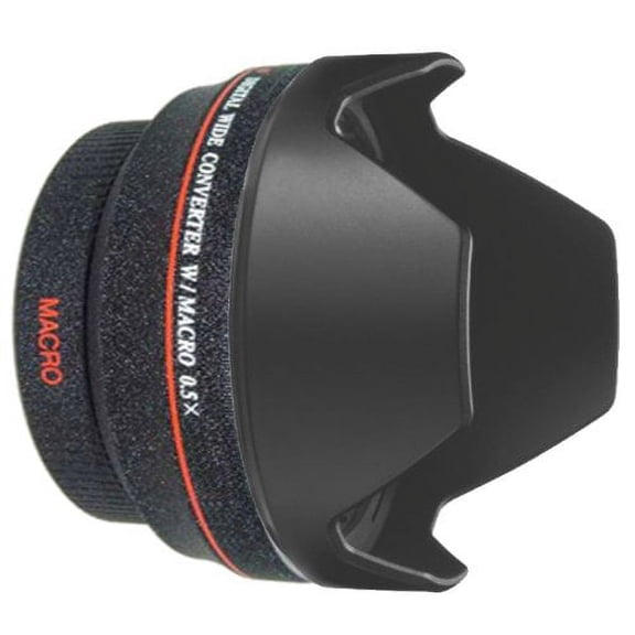 0.5x Super Wide Angle High Definition Lens (Wider Alternative To Canon WA-H58)
