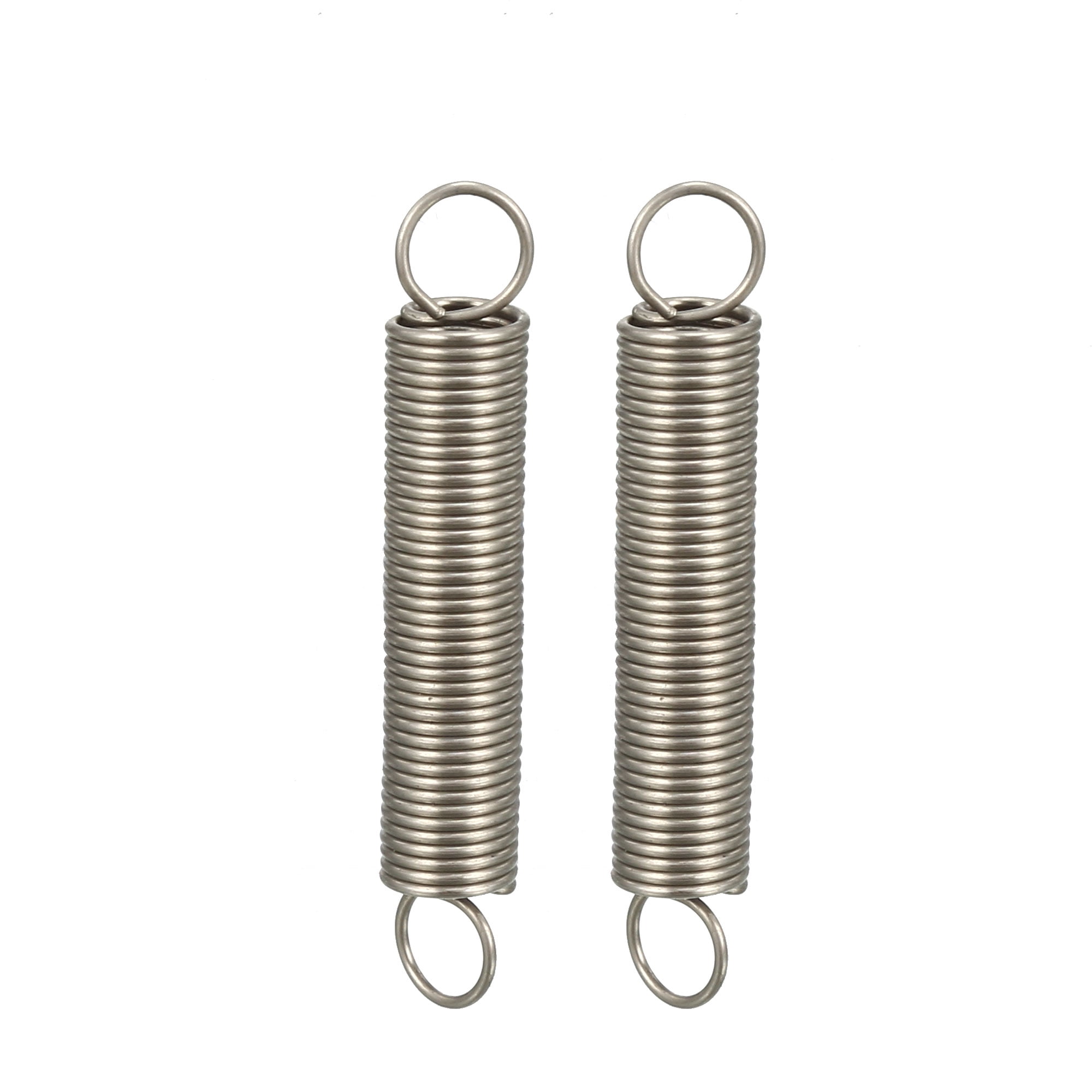 0.5x5x30mm Stainless Steel Small Dual Hook Tension Spring, 2pcs ...