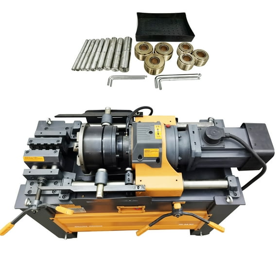 0.6"-1.6" Rolling Machine Steel Bar Straight Thread Roller Steel Rib Rolling Machine 220V