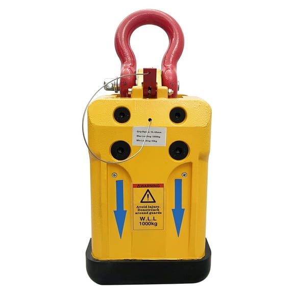 0.6"-2" 2200LBS Stone Slab Lifting Clamp Granite Marble Lifter Marble Hanging Clamp