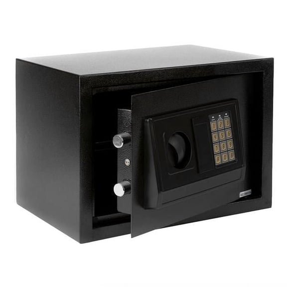 0.6 Cub Small Money Safe box Fireproof Waterproof with Key and Combination for Gun Cash Jewelry Document,