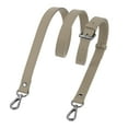 thumbnail image 1 of 0.6" Genuine Leather Purse Strap for Bag (Apricot, Black Buckle), 1 of 6