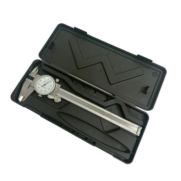 0-6" White Face Calipers; 4 Way Dial Caliper 0.001" Shock Proof