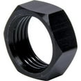 thumbnail image 1 of 0.62-18 in. Right Hand Thin OD Aluminum Black Jam Nuts, Pack of 4, 1 of 1