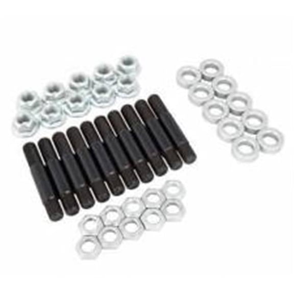 0.62-18 in. Thread 3.50 in. Bolt-On Wheel Stud with Locking Nuts, Axles