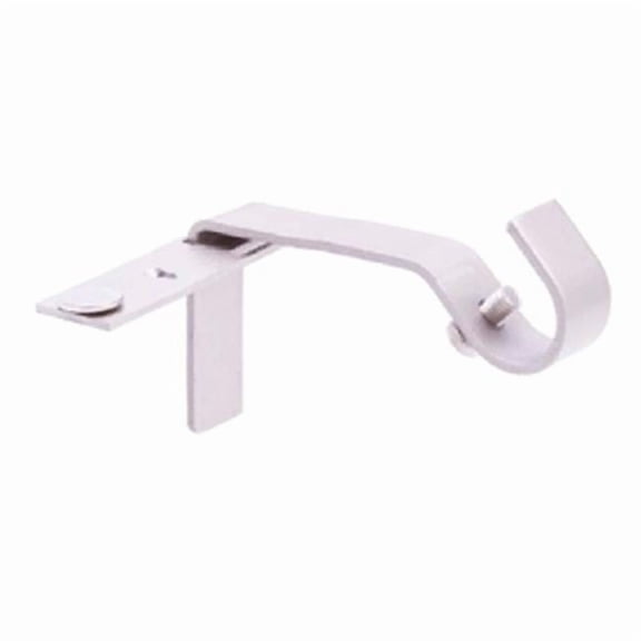 0.62 in. Curtain Brackets, Brushed Nickel