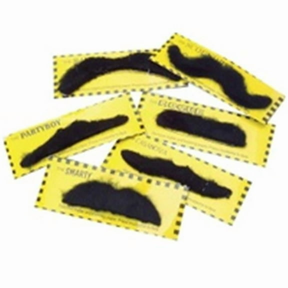 0.62 x 3.12 in. Fake Moustaches