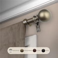 thumbnail image 1 of 0.625 in. Jayden Curtain Rod with 48 to 84 in. Extension, Antique Gold, 1 of 1