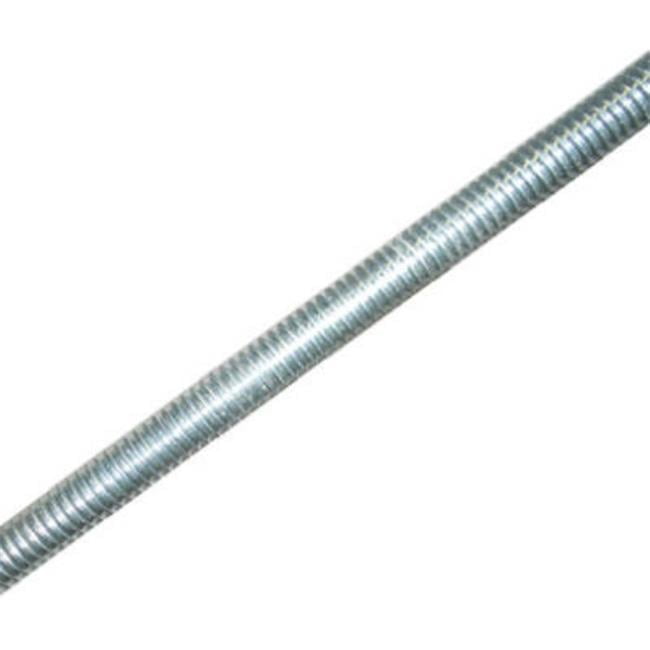 0.63-11 in. x 6 ft. Steel Threaded Rod - Zinc Plated