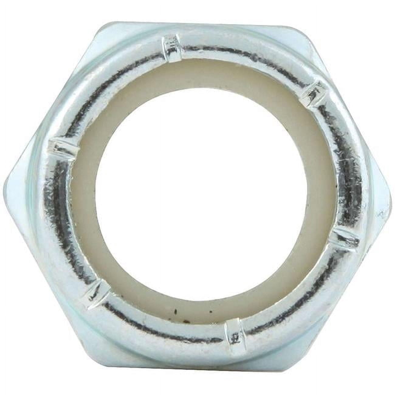 0.63 in. 18 Coarse Thread Thin Nylon Insert Nuts - Pack of 10