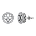 thumbnail image 1 of 0.65 CT TW Diamond Stud Earrings Round Shape 14K White Gold, 1 of 4
