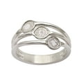 thumbnail image 1 of 0.65 CTW Natural Diamond Polki Multi Band Ring 925 Sterling Silver Women Valentines Day Gifts Jewelry, 1 of 5