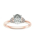 thumbnail image 1 of 0.65 Carat Excellent Oval Shape Genuine Diamond Latest Design Solitaire Engagement Ring for Ladies Solid 18K Rose Gold Size 7.5, 1 of 6