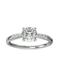 thumbnail image 1 of 0.65 Ct Beautiful Round Shape Solitaire Genuine Diamond Wedding Ring for Gift Solid 14K White Gold Size 7 (F-G/VS1) by Diamond-Capitals, 1 of 8