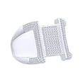 thumbnail image 1 of AFFY 0.65 Carat White Natural Diamond Anniversary Ring For Men 14K Gold Over Sterling Silver, 1 of 1