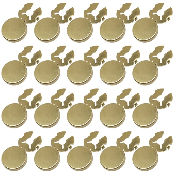 0.68inches Button Covers Decorative Buttons Clips Replacement Diys Crafts Clothing Accessories Clip On Button Covers