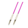 thumbnail image 1 of 0.6M 2Ft 40Gb Om4 Multimode Simplex Fiber Optic Cable 50/125 Lc-Lc Magenta, 1 of 1