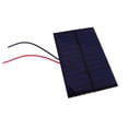 thumbnail image 1 of 0.6W Solar Panel with Wire for Outdoor DIY for Mold Car Solar Panel Power Supply, 1 of 6