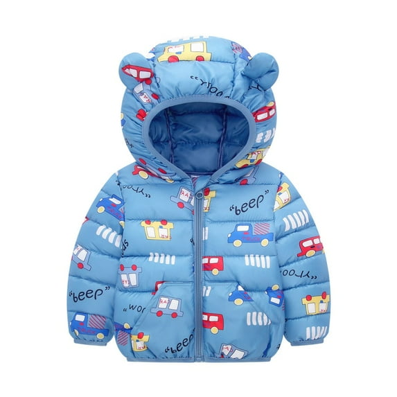 0-6Years Baby Clothes Winter Coats with Hooded Light Puffer Coat Warm Padded Jacket for Baby Boys Girls Toddler Outerwear Coat