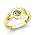 thumbnail image 1 of 0.6carat Round Cut Diamond Ladies Bridal Solitaire Anniversary Engagement Ring Solid 14K Rose, White or Yellow Gold IJ SI2, 1 of 3