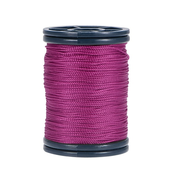 0.6mm Polyester Sewing Thread 82 Yards Extra Strong Upholstery Thread Lightly Wax String Dark Orchid
