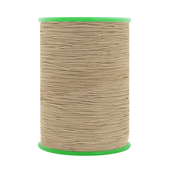 0.6mm Thin Elastic Thread for Sewing Knitting Smocking, Strong Stretch Yarn for Garments Tutus Jewelry Making, 546 Yards Durable, Brown