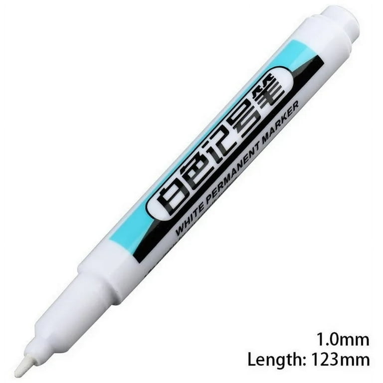 White Permanent Marker Pen Waterproof Painting