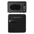 thumbnail image 1 of Magic Chef 0.7-cu. ft. 700-Watt Retro Countertop Microwave and 1.6-cu. ft. Energy-Star Certified Retro Mini Fridge Kit, Black, 1 of 9