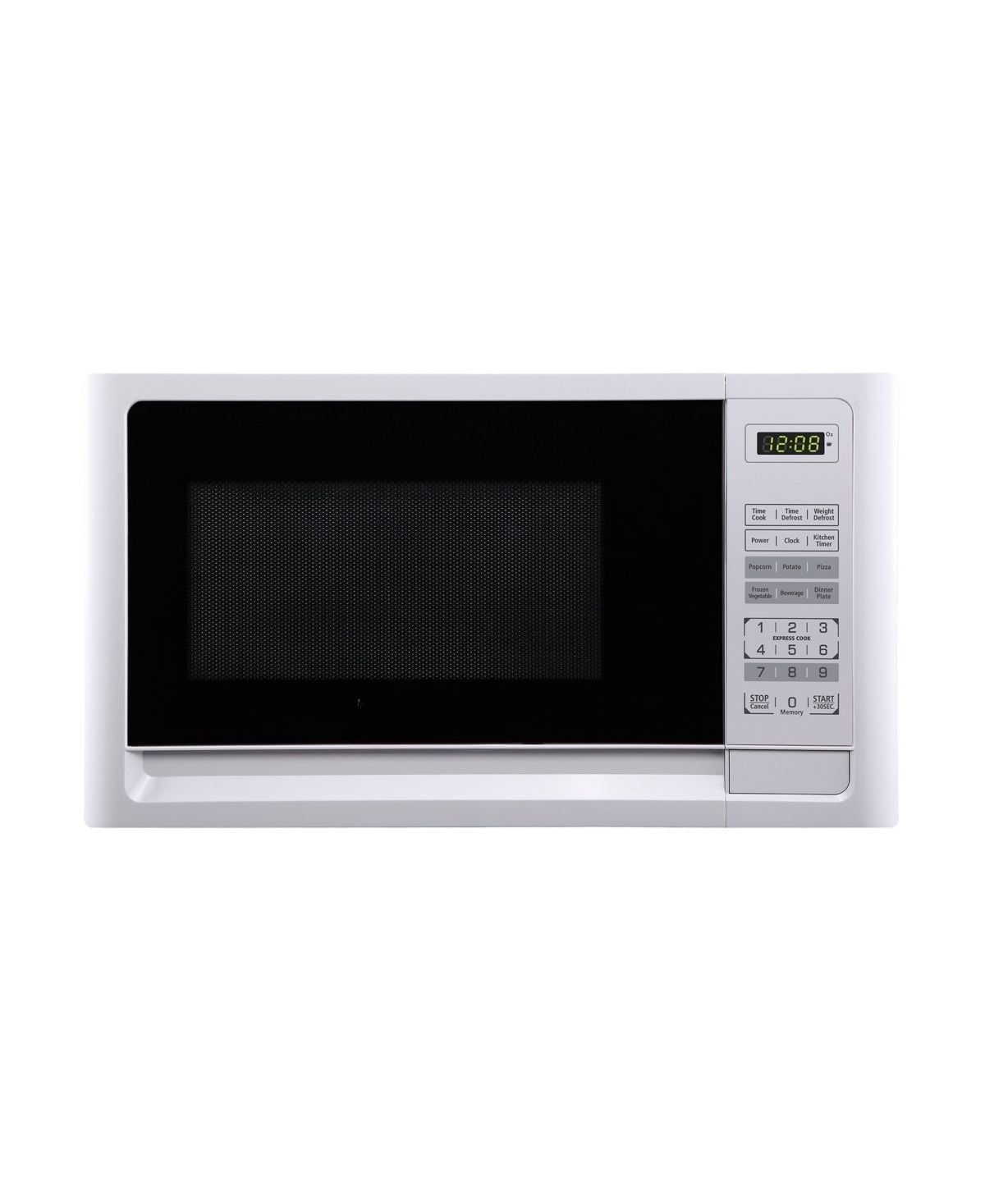 0.7 Cubic Feet Digital Microwave with 700 Watts, White, Ideal for Small Spaces