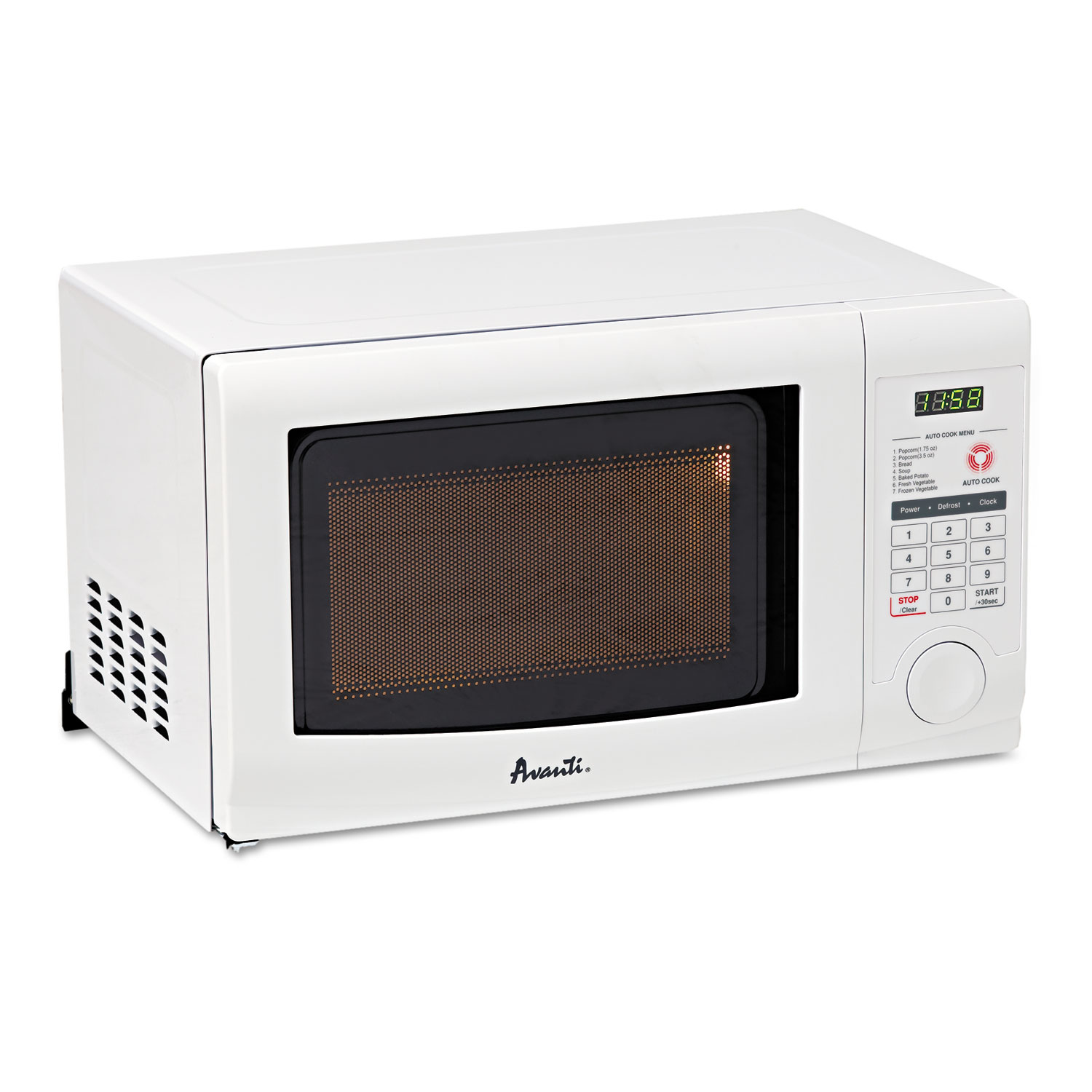 0.7 Cubic Foot Capacity Microwave Oven, 700 Watts, White - image 1 of 2