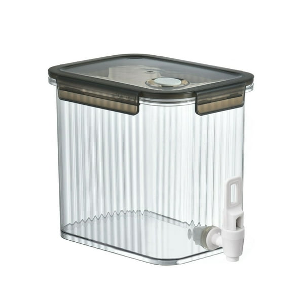 0.7 Gallon Drink Dispenser with Lid and Plastic Clear Beverage Dispenser Easy-Pour Spout Commercial Drink Dispenser for Parties for Home Bar, Special Occasions,Celebration, Wedding or Parties