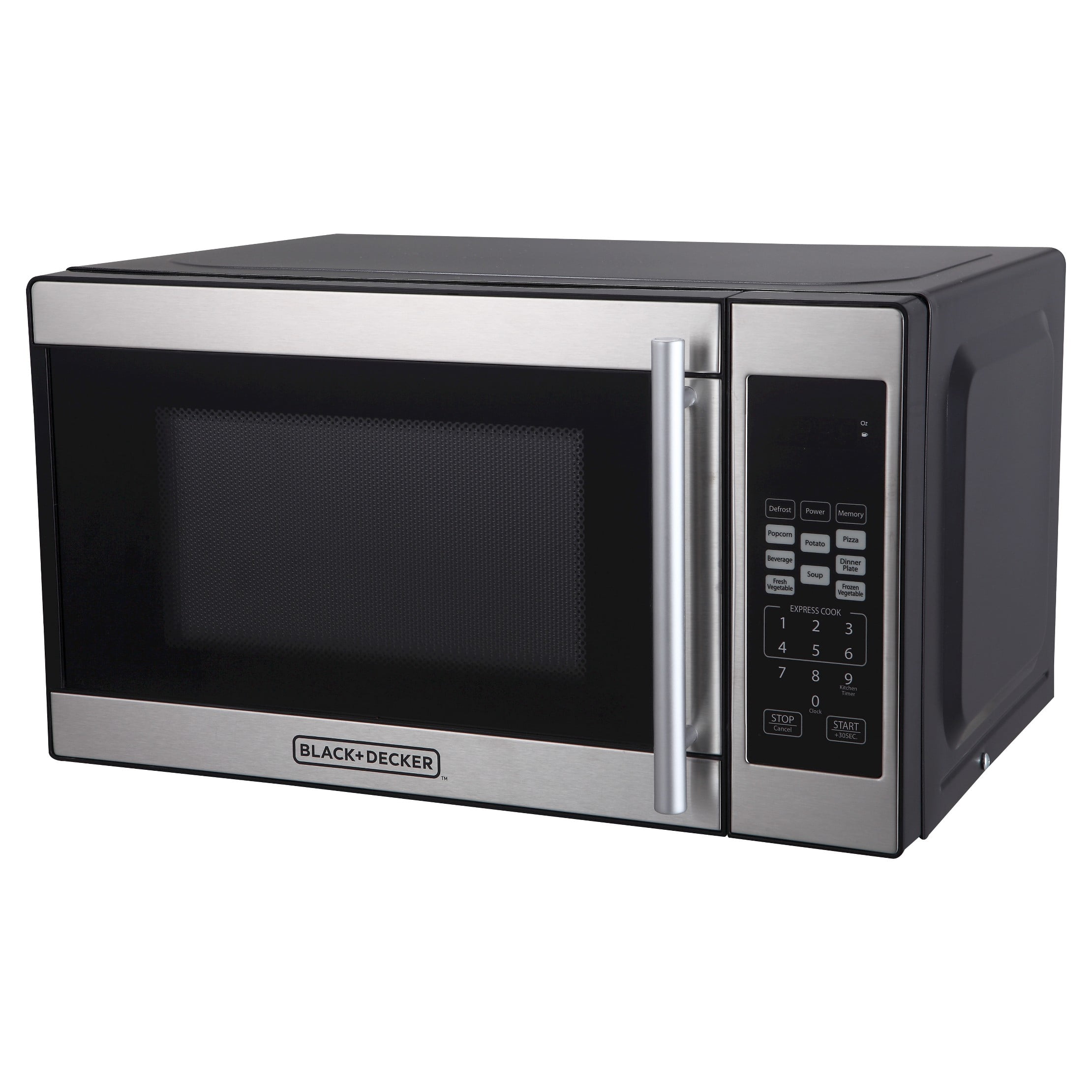 0.7 cu ft 700W Microwave Oven - Black - EM720CPN-P - Walmart.com