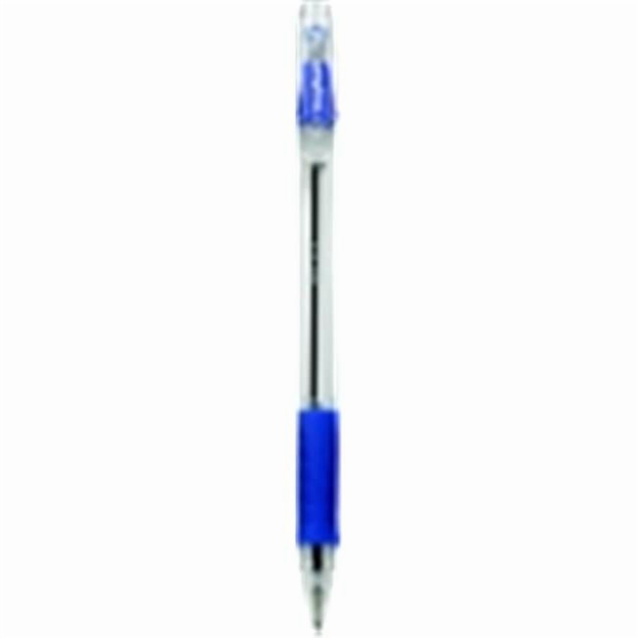 0.7 mm. Fine Tip Easy Touch Refillable Ballpoint Pen - Blue, Pack 12