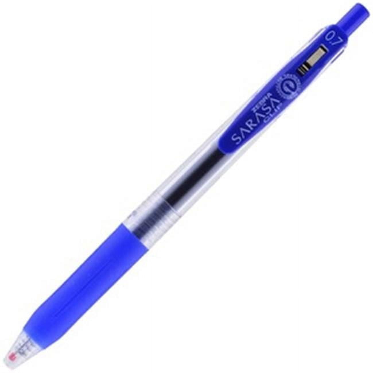 0.7 mm Sarasa Clip Gel Pen, Blue - Pack of 12