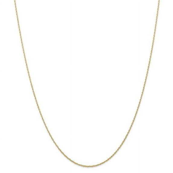 0.7 mm x 16 in. 14K Yellow Gold Carded Cable Rope Chain