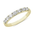 thumbnail image 1 of 0.70 Carat Excellent Emerald Cut Natural Diamond Beautiful Eternity Band for Girls Solid 18K Yellow Gold Size 11.5, 1 of 7