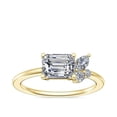 thumbnail image 1 of 0.70 Carat Excellent Emerald Cut Real Diamond Latest Design Solitaire Engagement Ring for Ladies Solid 14K Yellow Gold Size 7.5, 1 of 8