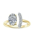 thumbnail image 1 of 0.70 Ct Brilliant Oval Cut Natural Diamond Oval Solitaire Engagement Ring for her Solid 18K Yellow Gold Size 5.5, 1 of 8