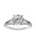 thumbnail image 1 of 0.70 Ct Round Cut Real Diamond (F-G/VS1) Stunning Solitaire Wedding Ring for her in 14K White Gold Size 6 (F-G/VS1) by Diamond-Capitals, 1 of 8