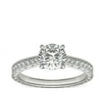 thumbnail image 1 of Diamond-Capitals 0.70 Ct Latest Round Cut Solitaire Natural Diamond Engagement Ring for Fiancee in 14K White Gold Size 5.5 (F-G/VS1), 1 of 8